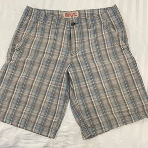 Mossimo mens plaid shorts